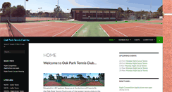 Desktop Screenshot of oakparktc.org.au